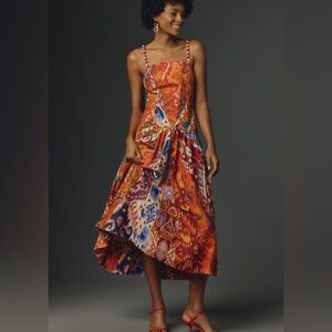 FARM Rio x Anthropologie Sleeveless Midi Dress